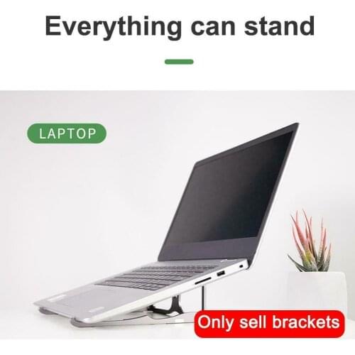 Universal Foldable Adjustable Glasses 16" Laptop Cooling Riser Holder Notebook Mount Cell Phone Stand Creative Design Support