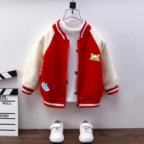 Spring Jacket Autumn Cardigan Toddler Sweatshirts for Baby Clothes Boy Outerwear Coat Girl Kids Cartoon Print Children Clothing