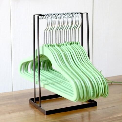 Iron Clothes Hanger Holder Space Saving Hanger Companion Rack Adult Children Hanger Stand Hanger Organizer For Home Laundry