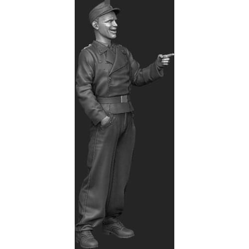 1/35 Tankers telling jokes, Resin Model Soldier GK, WWII military themes, Unassembled and unpainted kit