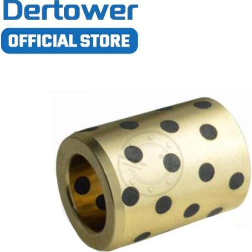 1PC LM4 LM5 LM6 LM8 LM10 UU Linear Graphite Copper Set Copper Bushing Oil Self-lubricating Bearing JDB 8 15 24 3D Printed Parts