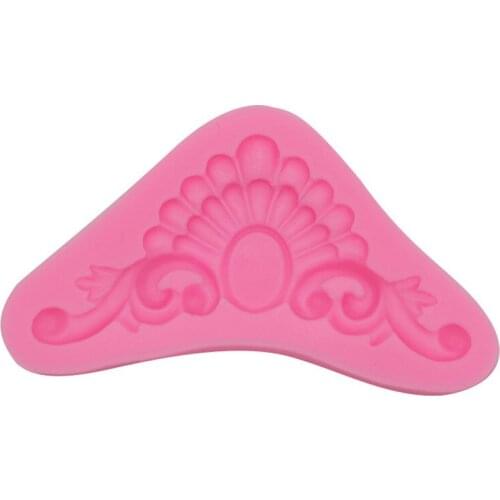 10*5*1CM DIY Sugar Craft Cake Vintage Petal Pace Cake Silicone Mold Fondant Mold Cake Decorating Tools Gum Paste Mold