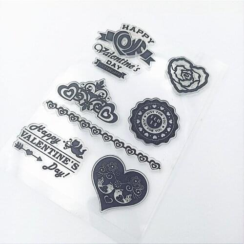 11*16cm Romantic bud silk Transparent Clear Stamps / Silicone Seals Roller Stamp for DIY scrapbooking photo album/Card Making