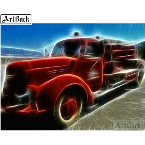 5d diy diamond painting abstract car picture 3d diamond embroidery rhinestone mosaic home decoration