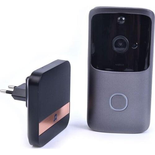 Wireless WiFi Video Doorbell Smart Door Intercom Security 720P Camera Bell