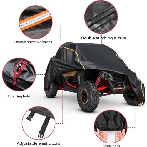 For Can Am Maverick X3 Universal UTV Utility Vehicle Storage Cover & Storage Bag X RS DS Canam 2015 -2021 2018 2019