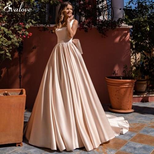 Satin Wedding Dresses EVALMGER China
