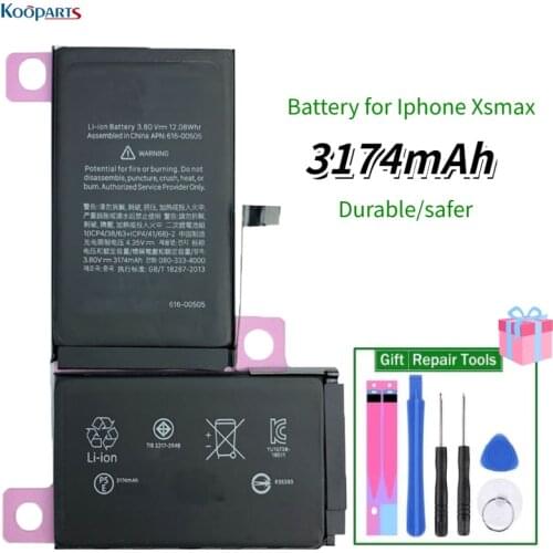 Good Quality 0 Circle Durable Safer Battery Replacement For Iphone Xs Max Original High Capacity Bateria Baterie With Free Tools