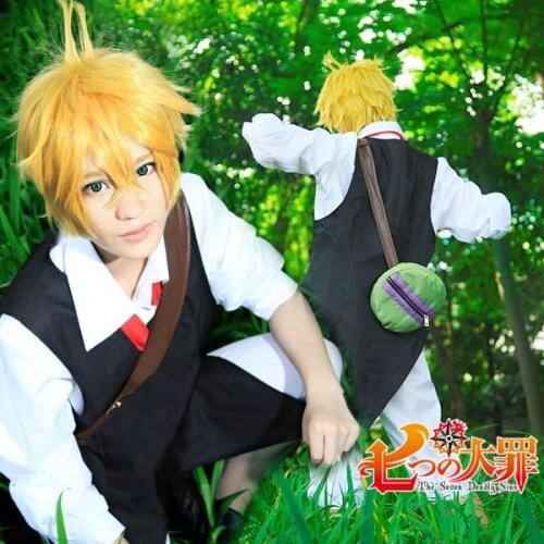 The Seven Deadly Sins Nanatsu no Taizai Meliodas Cosplay Costume gift bag and boot sleeves 11