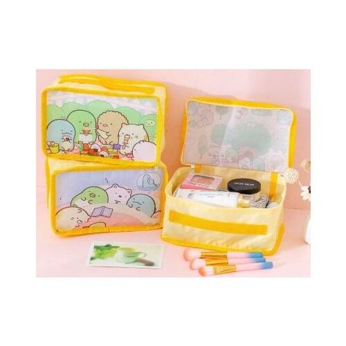 IVYYE Sumikko Gurashi Fashion Anime Portable Travel Bag Reusable Tote Foldable Handbags Luggage Pouch Storage Bags NEW