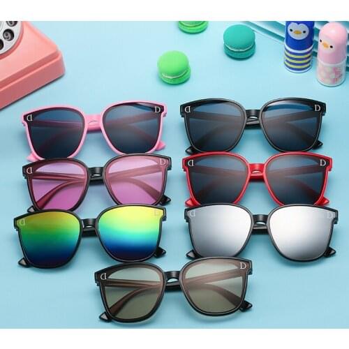 Boys Cat Eyes Sunglasses Square Children Sun Glasses Kids Girls Goggles Baby Student Eyeglasses Shades Eyewear UV400