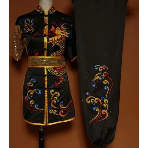 Wushu taichi taiji clothes changquan uniform Martial arts competition clothing embroidered kungfu nanquan taolu clothes uniform