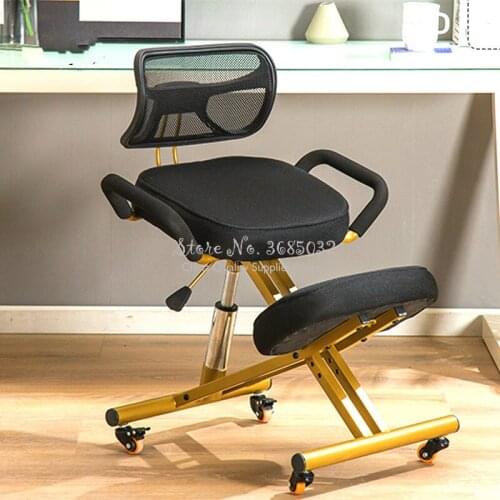 Steel Leg Adult Spine Correction Office Chair Ergonomic Metal Chairs Lift Anti-humpback Myopia Adjustable Posture Chair Desk