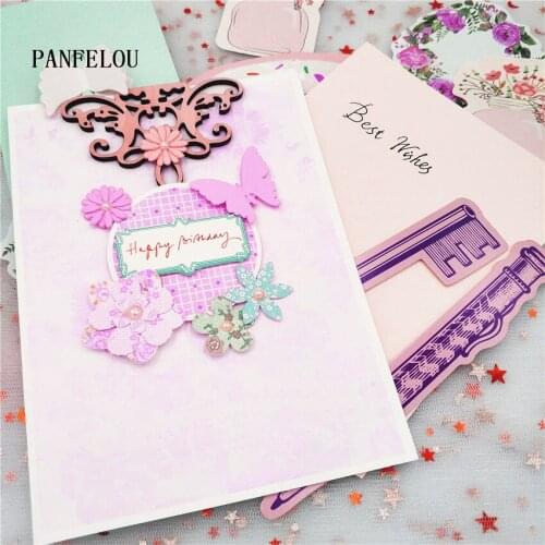 PANFELOU Vines crown metal craft paper die cutting dies Scrapbooking/DIY Thanksgiving Day Easter Embossing mould cards