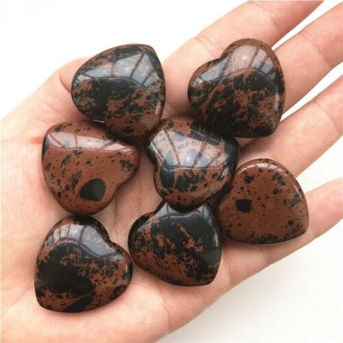 Natural Red Tigers Eye Crystal Heart Shape Stone Meditation Healing Gift Chakra Natural Quartz Crystals 1PC