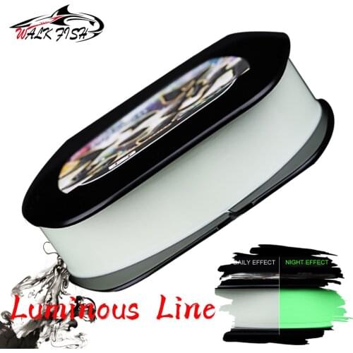 WALK FISH 108M Luminous Fishing Line Super Strong Nylon Fishing Line Thread Japanese Fishing Line Monofilament Fish Line