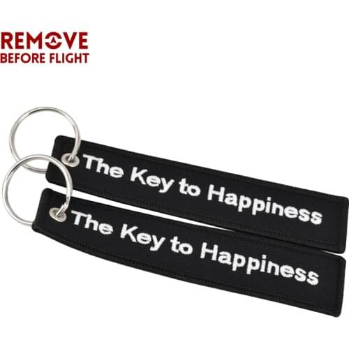10 PCS/LOT Fashion Motorcycle Key Chain Tag The Key to Happiness Keychain for Motorcycle Gifts Motor Key Fobs Key Ring Chaveiro