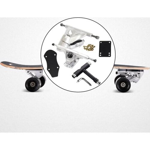 2Pcs Surf Skateboard Truck Longboard Fish Board Steering Bridge Bracket Parts Surf Skateboard Truck