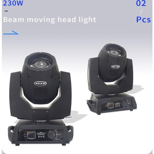 2pcs/lots 230w 7r Beam Light or flight case DMX512 control Moving Head Lights Professional Stage Party Stage Lighting Effecte