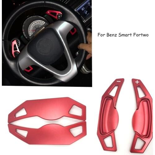 2pcs/lot Car Steering Wheel Shift Paddle Shifter For Benz Smart Fortwo
