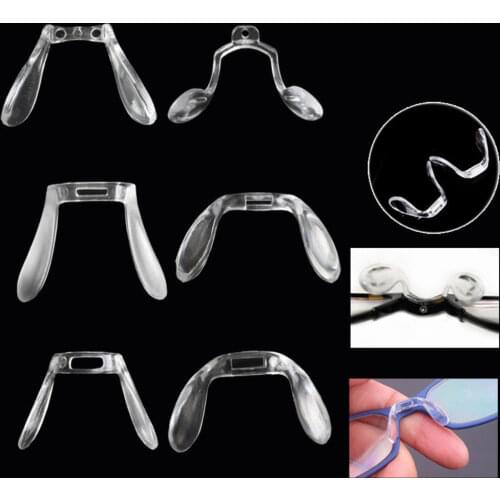 5pcs/set Silicone Anti Slip Glasses Nose Pads U Shaped Nose Pad For Eyeglasses Sunglass Glass Spectacles Eyewear Accessories