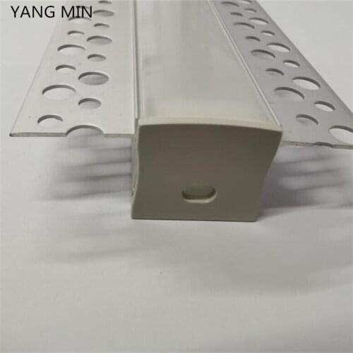 Free Shipping Gypsum Strip Channel Led Plaster Profile Recessed Drywall Aluminum For Ceiling Wall