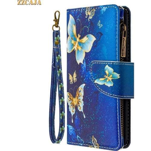 Cartoon Zipper Case VIVO V21E 5G V21 Y51 2020 Y20 Y51A Y51S Y11 Y12 Y15 Y17 Flip Leather Card Slots Pocket Wallet Protect Cover