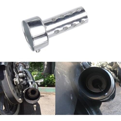 Stainless Steel Rear Tail Throat Mufflers Pipe Exhaust Silencer Motocross Motorcycle Racing Accessories