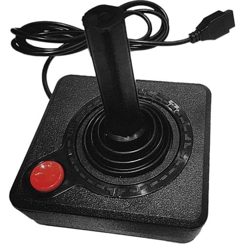 Gaming Joystick Controller for Atari 2600 Game Rocker with 4-Way Lever and Single Action Button Retro Gamepad