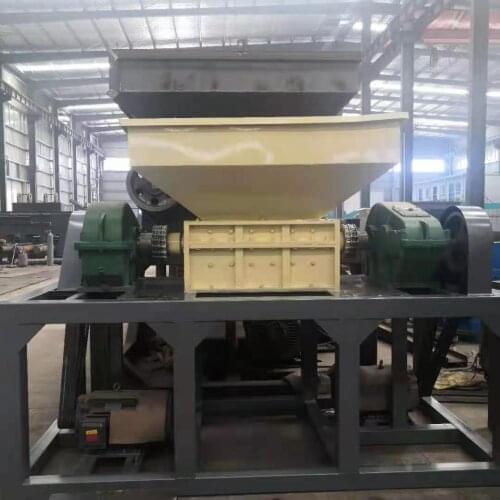 Metal Steel Waste Shredder Pulverizer Machine Electric Double Shaft Industrial Shredding Disintegrator Grinder