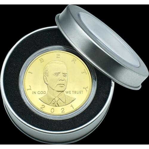 2021 Joe Biden President Commemorative Souvenir Coin Challenge Collectible Coins