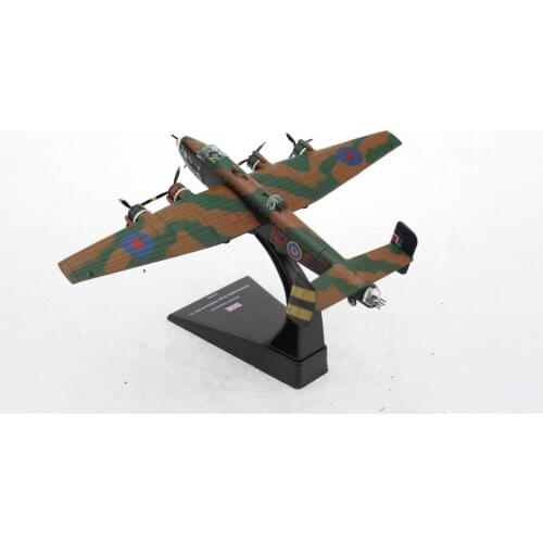 15510 Diecast aircraft models 1/144 RAF Handley Page Halifax heavy bomber Airplane Model fighter Toys collection