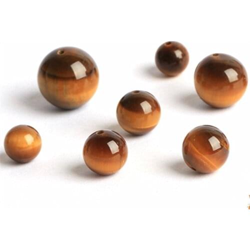 Wholesale Natural Yellow Tiger Eye Round Beads 6mm 8mm 10mm 12mm 14mm 16mm 10beads lot