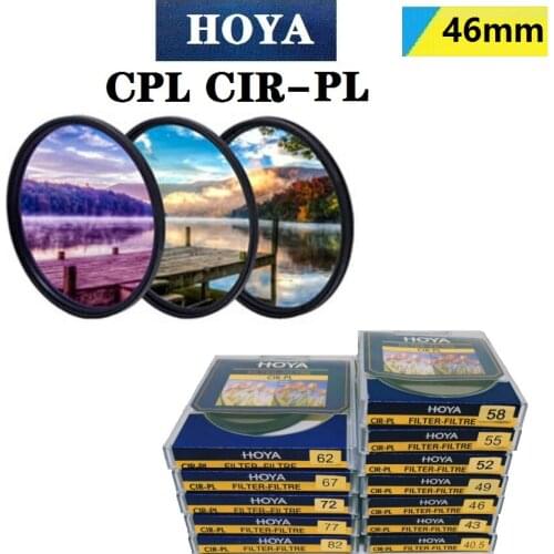 HOYA CPL CIR-PL 46mm Ultra-thin Circular Polarizer Filter Digital Protector Suitable for Nikon Canon Sony Camera Lens
