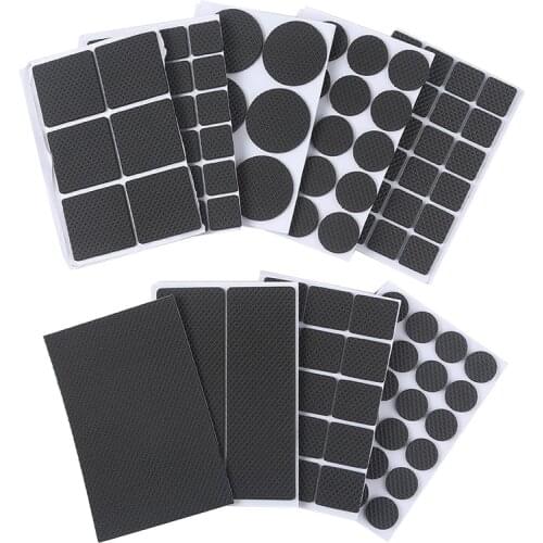 2-40pc EVA Felt Furniture pads 4MM thick non slip table leg mat floor Protector Free Cutting DIY Metal wood foot Universal