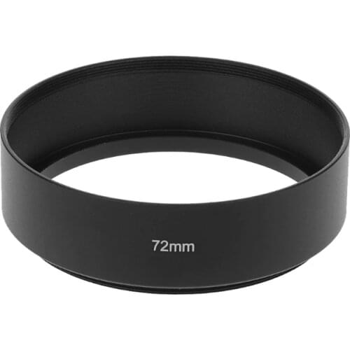 49MM/52MM/58MM/62MM/67MM/72MM/77MM Metal Universal Long Focus Lens Hood Screw-In Mount For Canon DSLR SLR Camera
