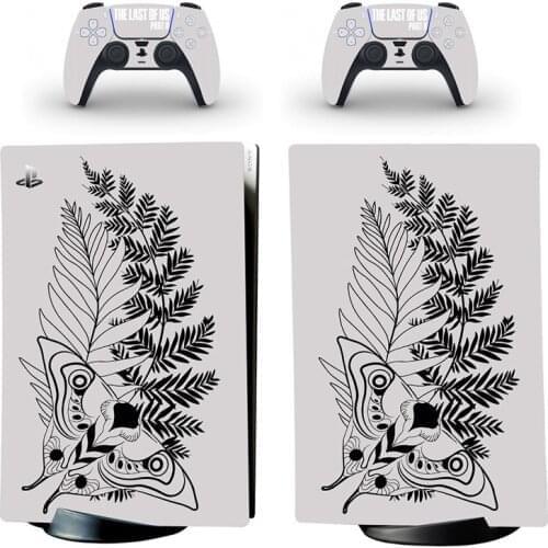 The Last of Us PS5 Standard Disc Edition Skin Sticker for Playstation 5 Console & 2 Controllers Skins Decal Cover Vinyl for PS5