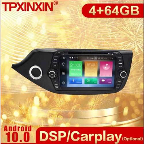 2 Din Carplay Android Radio Receiver Multimedia Stereo For KIA CEED 2013 2014 2015 2016 GPS Navigation Audio Recorder Head Unit
