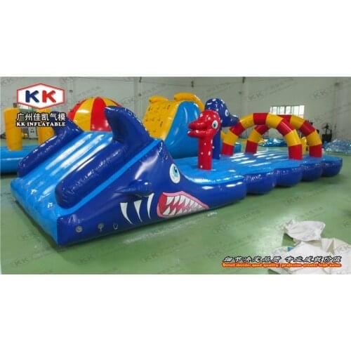 Water Inflatable Lake Pool Inflatable Obstacle Course Water Game Sports