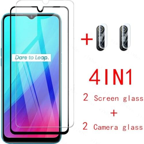 Realme c3 glass protector for oppo realme c3 realmi realmy real mi c3 c 3 3c safety glass film 6.5'' realmec3 camera lens glass