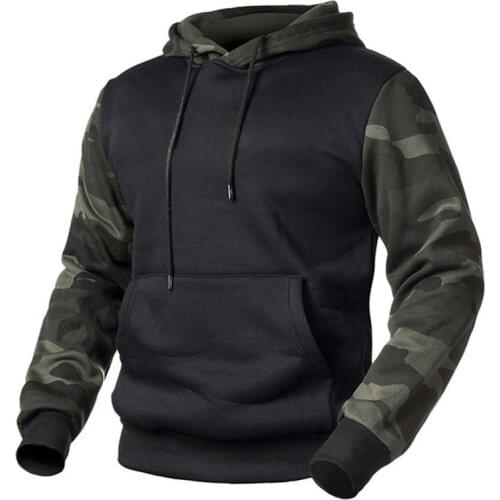 Winter Mens Military Camouflage Fleece Hoodies Army Tactical Male Autumn Camo Hip Hop Pullover Hoody Sweatshirt Loose Clothing
