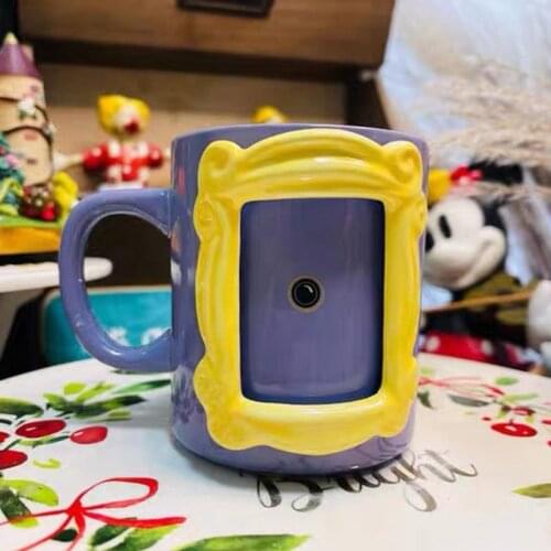 2 In 1 Friends Mug Photo Frame Monica Door Frame Coffee Cup Chinese Ceramic Cups Tea Cup Gifts Presents Friends Tv Show Cup