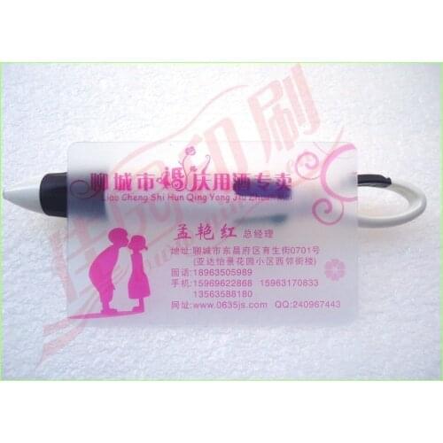 Shipping free,standard size PVC business card printing.PVC school identity card printing
