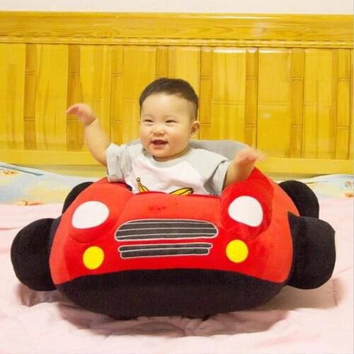 Baby Seats Sofa Toys Car Seat Support Seat Baby Plush Without Filler Car Animals Soft Plush Sitting Chair Learning To Sit Toy#38