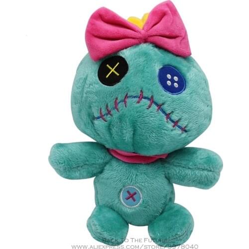 Disney Stitch 27cm Cartoon Animal Soft Stuffed Cotton Dolls Plush Peluche kids Toy Model for Children Gift