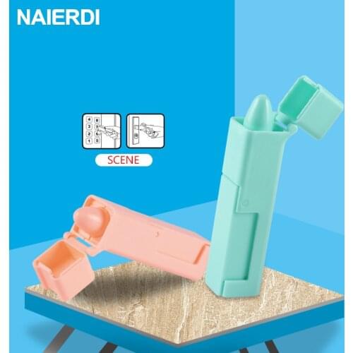 NAIERDI Cabinet Door Handles No Touch Open Door Assistant Portable Anti Germ Elevator Button Assistant Safety Contactless Tool