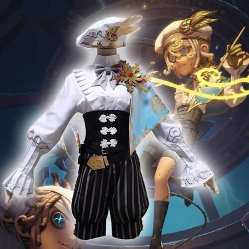 Game Identity V Cosplay Costumes Survivor Edgar Valden Painter Cosplay Costume Golden Ratio Skin Uniforms Clothes Clothing New