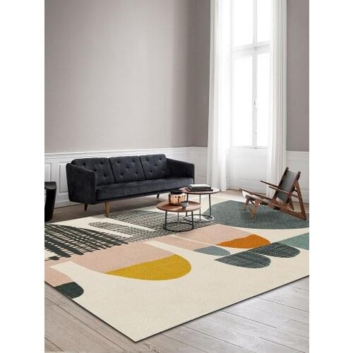 Nordic Lovely Girls Room Carpet And Rug Modern Concise Rug For Living Room Comfortable Bedroom Blanket Coffee Table Floor Mat