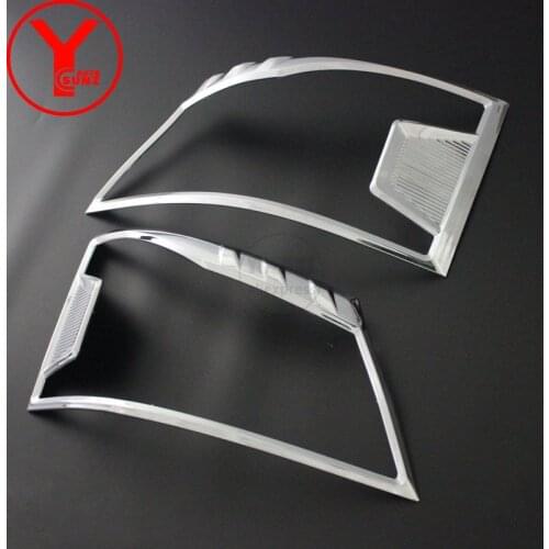 YCSUNZ ABS chrome head light cover accessories headlight parts car styling For nissan urvan Caravan nv350 e26 2016 2017 2018