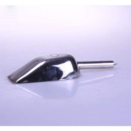 Lab stainless steel sampling shovel solid sampler large and medium-sized trumpet lab supplies
